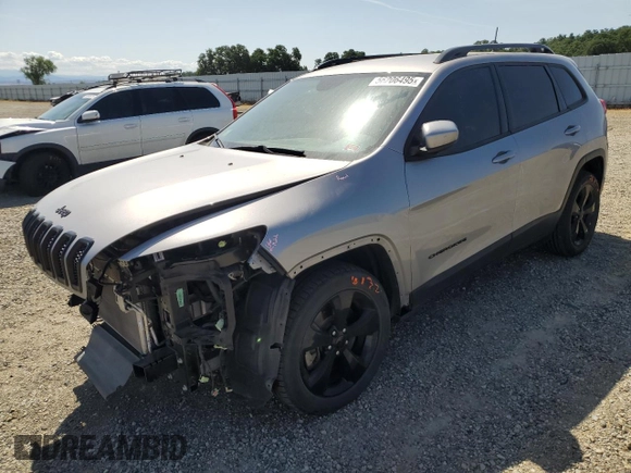 2018 Jeep Cherokee Latitude Tech Connect with VIN 1C4PJLCB7JD543043, listed as a Copart auction lot 56206495 with 79,201 mi miles and Salvage title. Bid and sale history available at DreamBid. Image 1.
