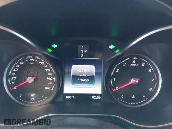 2018 Mercedes-Benz GLC 300 with VIN WDC0G4JB8JV019333, listed as a IAAI auction lot 42059817 with 110,499 mi miles and . Bid and sale history available at DreamBid. Image 7.