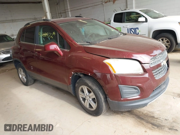 2016 Chevrolet Trax LT with VIN 3GNCJPSB6GL135019, listed as a IAAI auction lot 42212572 with 101,282 mi miles and . Bid and sale history available at DreamBid. Image 1.