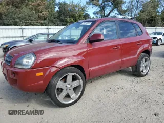 2006 Hyundai Tucson GLS with VIN KM8JN72D86U375517, listed as a Copart auction lot 77829324 with 191,899 mi miles and Salvage Title. Bid and sale history available at carsss.com. Image 1.