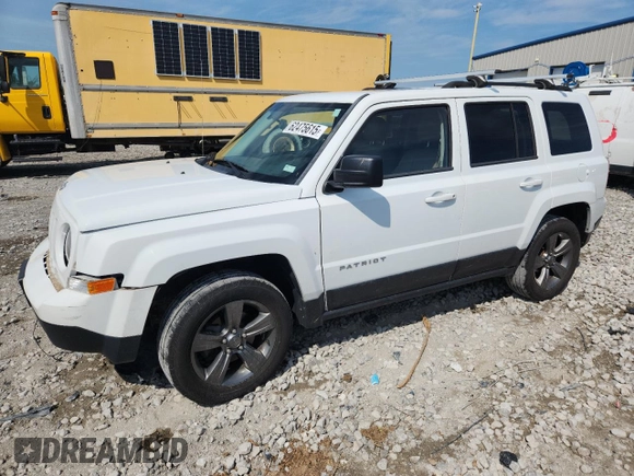 2015 Jeep Patriot High Altitude with VIN 1C4NJRFB5FD114125, listed as a Copart auction lot 62475615 with 104,438 mi miles and Salvage title. Bid and sale history available at DreamBid. Image 1.