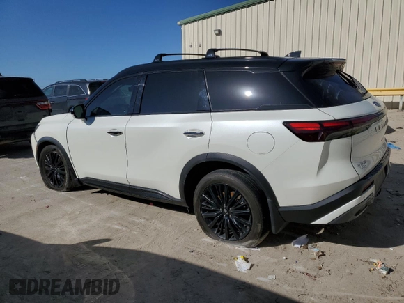 2023 Infiniti QX60 Autograph with VIN 5N1DL1HU0PC376479, listed as a Copart auction lot 48735845 with 31,773 mi miles and Salvage title. Bid and sale history available at DreamBid. Image 2.