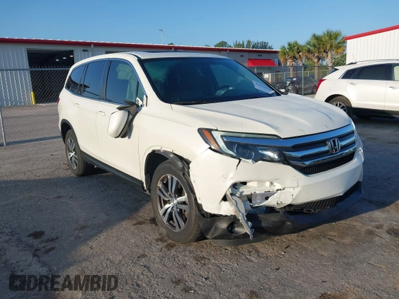 2017 Honda Pilot EX-L with VIN 5FNYF6H51HB037690, listed as a IAAI auction lot 41976359 with 126,055 mi miles and . Bid and sale history available at DreamBid. Image 6.