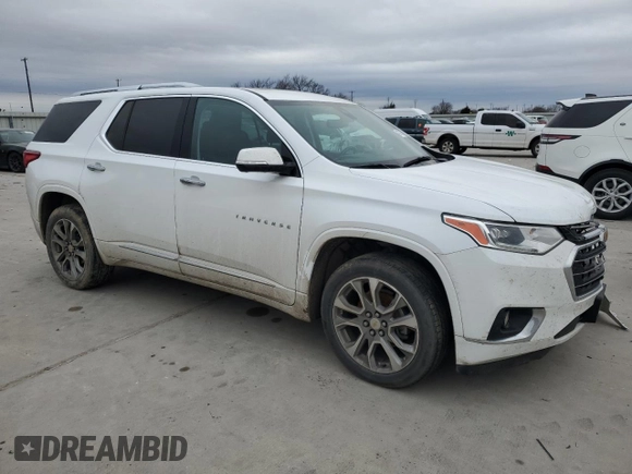 2020 Chevrolet Traverse Premier with VIN 1GNEVKKW8LJ223588, listed as a Copart auction lot 42379705 with 74,977 mi miles and Clean Title. Bid and sale history available at carsss.com. Image 4.