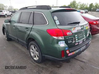 2013 Subaru Outback Premium with VIN 4S4BRCCC5D3243602, listed as a IAAI auction lot 42205618 with 221,350 mi miles and . Bid and sale history available at carsss.com. Image 3.