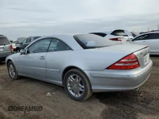 2002 Mercedes-Benz CL with VIN WDBPJ78J32A026038, listed as a Copart auction lot 44579075 with 59,919 mi miles and Clean Title. Bid and sale history available at carsss.com. Image 2.