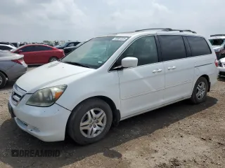 2005 Honda Odyssey EX-L with VIN 5FNRL38655B022447, listed as a Copart auction lot 50907325 with 170,604 mi miles and Salvage Title. Bid and sale history available at carsss.com. Image 1.