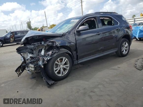 2016 Chevrolet Equinox LT with VIN 2GNALCEK3G6135179, listed as a Copart auction lot 51582785 with 48,526 mi miles and Salvage Title. Bid and sale history available at carsss.com. Image 1.