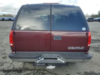 1995 Chevrolet Tahoe with VIN 1GNEK13K9SJ445554, listed as a Copart auction lot 50945835 with 206,626 mi miles and Salvage Title. Bid and sale history available at carsss.com. Image 6.