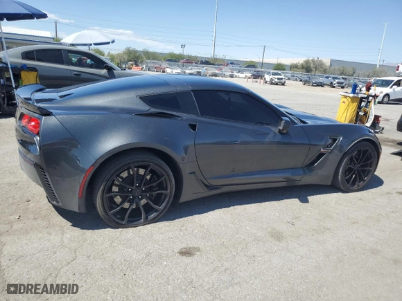 2017 Chevrolet Corvette Grand Sport 1LT with VIN 1G1YW2D74H5105118, listed as a Copart auction lot 57883424 with 30,960 mi miles and Salvage Title. Bid and sale history available at carsss.com. Image 3.