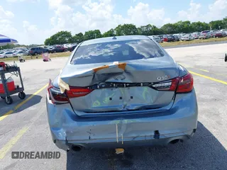 2018 Infiniti Q50 Luxe with VIN JN1EV7AP5JM590494, listed as a IAAI auction lot 41936520 with 101,580 mi miles and . Bid and sale history available at carsss.com. Image 17.