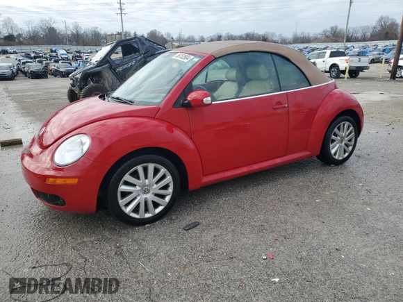 2008 Volkswagen Beetle SE with VIN 3VWRF31Y68M413641, listed as a Copart auction lot 86152604 with 82,247 mi miles and Salvage title. Bid and sale history available at DreamBid. Image 1.