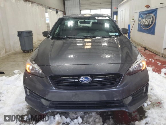 2022 Subaru Impreza Special Sports with VIN 4S3GTAM61N3704157, listed as a Copart auction lot 88740905 with 58,243 mi miles and Salvage title. Bid and sale history available at DreamBid. Image 5.