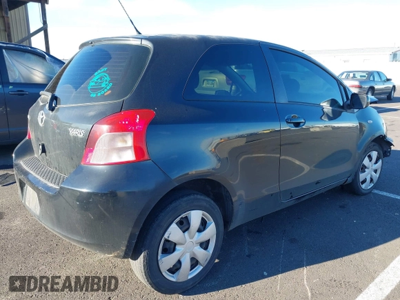 2007 Toyota Yaris with VIN JTDJT903275059767, listed as a IAAI auction lot 41288342 with 1 mi miles. Bid and sale history available at carsss.com. Image 4.