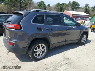 2015 Jeep Cherokee Latitude with VIN 1C4PJLCB7FW700176, listed as a Copart auction lot 53860625 with 112,271 mi miles and Clean Title. Bid and sale history available at carsss.com. Image 3.