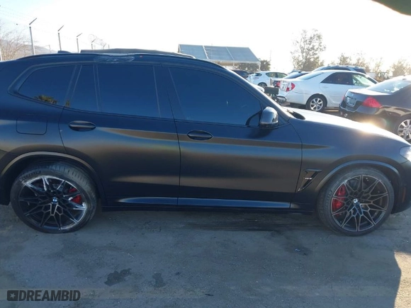 2024 BMW X3 M with VIN 5YM13EC03R9V14879, listed as a IAAI auction lot 41266018 with NaN miles. Bid and sale history available at carsss.com. Image 13.