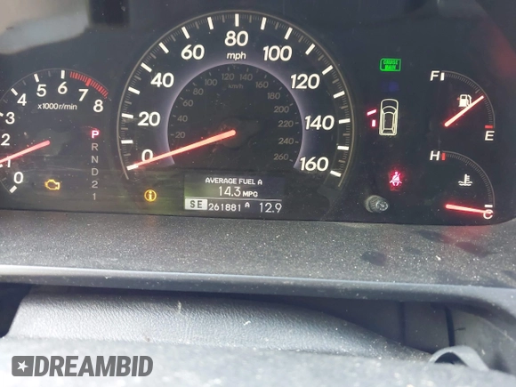2010 Honda Odyssey Touring with VIN 5FNRL3H96AB031016, listed as a IAAI auction lot 42828397 with 261,881 mi miles and . Bid and sale history available at DreamBid. Image 7.