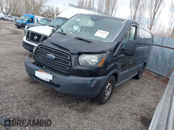 2015 Ford Transit Cargo with VIN 1FTYE1YM6FKB00845, listed as a IAAI auction lot 38618310 with 192,991 mi miles and . Bid and sale history available at carsss.com. Image 2.