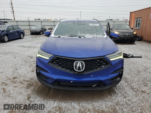 2019 Acura RDX w/A-Spec Pkg with VIN 5J8TC2H62KL026322, listed as a Copart auction lot 44932315 with 95,883 mi miles and Salvage title. Bid and sale history available at DreamBid. Image 5.