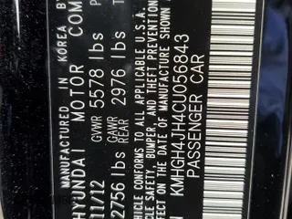 2012 Hyundai Equus Signature z VIN KMHGH4JH4CU056843, wystawiony jako Copart lot #48989495 z przebiegiem 87 458 mil mil oraz Szkoda całkowita • Salvage title. Historia ofert i sprzedaży dostępna na DreamBid. Obrazek 12.