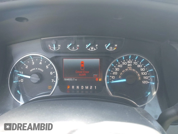 2012 Ford F-150 XL with VIN 1FTFX1EF9CFB10085, listed as a IAAI auction lot 41935625 with 164,833 mi miles and . Bid and sale history available at DreamBid. Image 7.