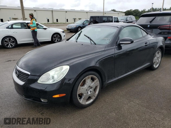 2005 Lexus SC with VIN JTHFN48YX50064985, listed as a Copart auction lot 74622474 with Not Provided miles and Non Repairable. Bid and sale history available at carsss.com. Image 1.