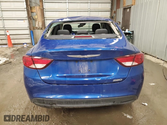 2017 Chrysler 200 Touring with VIN 1C3CCCFB1HN501934, listed as a Copart auction lot 42313845 with 124,279 mi miles and Salvage Title. Bid and sale history available at carsss.com. Image 6.