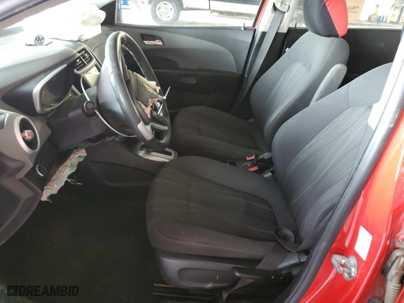 2017 Chevrolet Sonic LT with VIN 1G1JD5SH7H4120058, listed as a Copart auction lot 45819815 with 0 mi miles and Non Repairable. Bid and sale history available at carsss.com. Image 7.