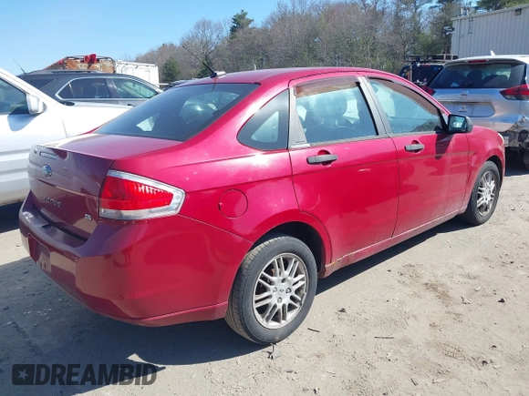 2010 Ford Focus SE with VIN 1FAHP3FN0AW140735, listed as a IAAI auction lot 42047640 with 177,768 mi miles. Bid and sale history available at carsss.com. Image 4.