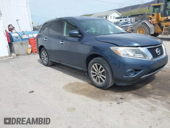 2014 Nissan Pathfinder SV with VIN 5N1AR2MM7EC713787, listed as a IAAI auction lot 42099074 with 136,321 mi miles. Bid and sale history available at carsss.com. Image 1.