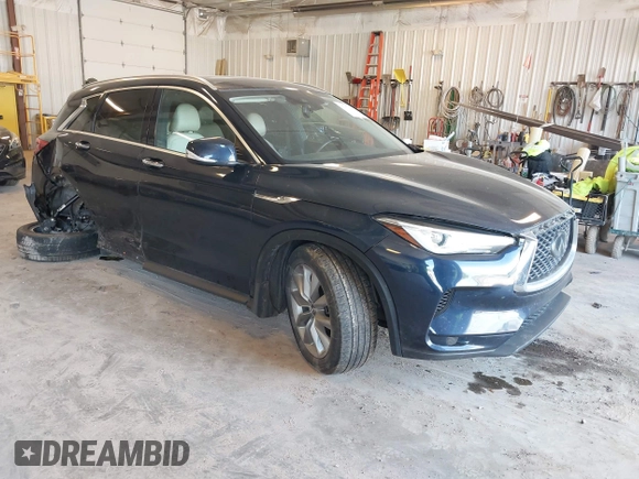 2020 Infiniti QX50 Luxe z VIN 3PCAJ5M34LF119677, wystawiony jako IAAI lot #42253186 z przebiegiem 91 362 mil mil oraz . Historia ofert i sprzedaży dostępna na DreamBid. Obrazek 1.