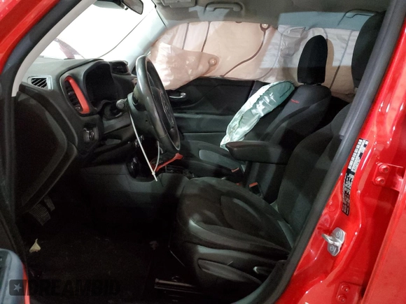 2015 Jeep Renegade Trailhawk with VIN ZACCJBCT3FPB27436, listed as a Copart auction lot 47362655 with 96,520 mi miles and Salvage title. Bid and sale history available at DreamBid. Image 7.
