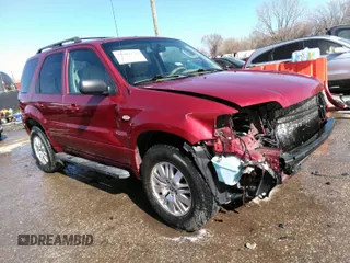 2007 Mercury Mariner Premier with VIN 4M2CU87197KJ15025, listed as a IAAI auction lot 35987125 with 167,484 mi miles. Bid and sale history available at carsss.com. Image 1.