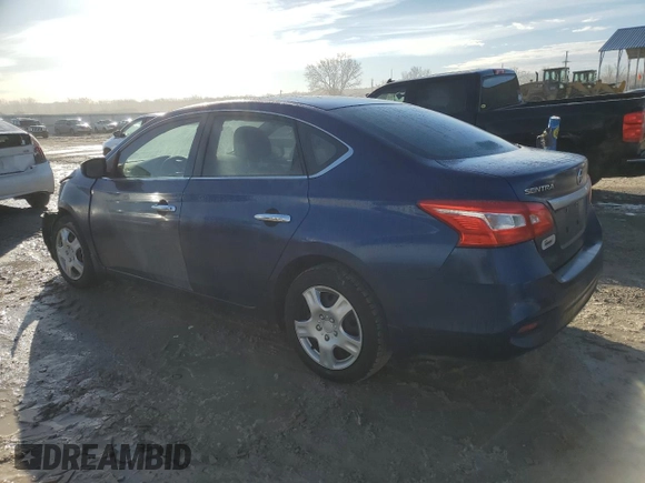 2017 Nissan Sentra S with VIN 3N1AB7AP6HY333360, listed as a Copart auction lot 46639385 with 106,575 mi miles and Salvage Title. Bid and sale history available at DreamBid. Image 2.