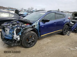 2024 Subaru Crosstrek Sport with VIN 4S4GUHF60R3720564, listed as a Copart auction lot 46831035 with 13,382 mi miles and Salvage Title. Bid and sale history available at carsss.com. Image 1.
