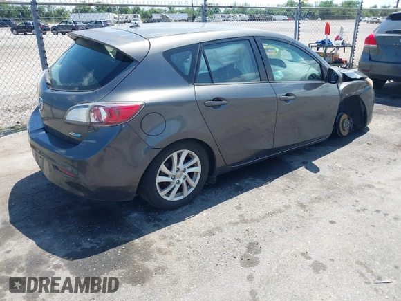 2012 Mazda 3 i Touring with VIN JM1BL1L89C1595243, listed as a IAAI auction lot 42131045 with 120,716 mi miles and . Bid and sale history available at DreamBid. Image 4.