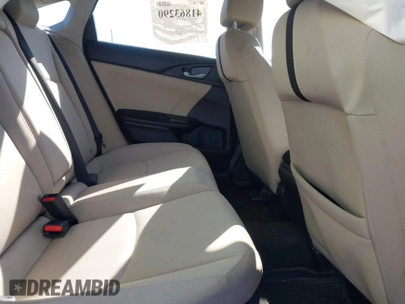 2017 Honda Civic EX with VIN 19XFC2F87HE076134, listed as a IAAI auction lot 41863290 with 61,583 mi miles and . Bid and sale history available at DreamBid. Image 8.
