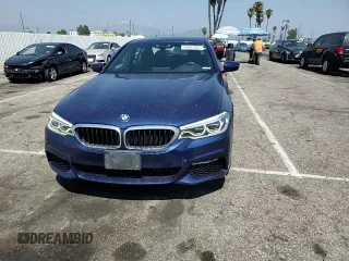 2018 BMW 5 Series 540i with VIN WBAJE5C51JWA94673, listed as a Copart auction lot 59807825 with 77,051 mi miles and Salvage title. Bid and sale history available at DreamBid. Image 13.