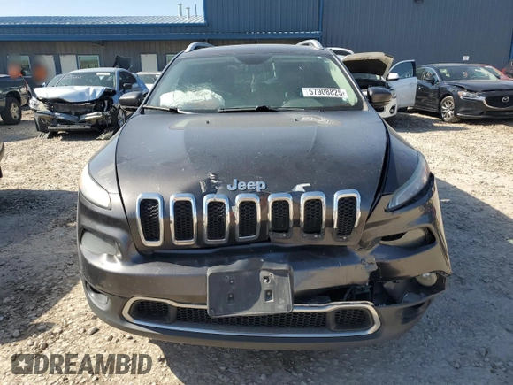 2016 Jeep Cherokee Limited с VIN 1C4PJMDB4GW267034, выставлен на аукционе Copart как лот 57908825 с пробегом Не указан миль и Списание • Salvage title. История ставок и продаж доступна на DreamBid. Изображение 5.