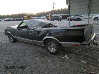 1985 Chevrolet El Camino z VIN 3GCCW80H2FS917457, wystawiony jako Copart lot #76519754 z przebiegiem 53 850 mil mil oraz Szkoda całkowita • Salvage title. Historia ofert i sprzedaży dostępna na DreamBid. Obrazek 2.