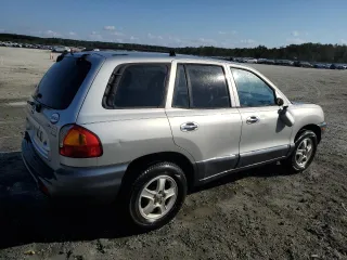 2003 Hyundai Santa Fe GLS with VIN KM8SC13E93U521854, listed as a Copart auction lot 74481814 with 242,069 mi miles and Salvage Title. Bid and sale history available at carsss.com. Image 3.