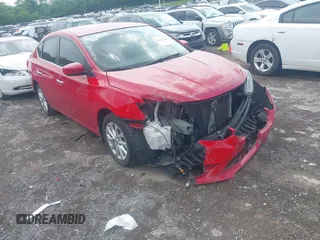 2019 Nissan Sentra SV with VIN 3N1AB7AP9KY233812, listed as a IAAI auction lot 42147766 with 83,006 mi miles and . Bid and sale history available at DreamBid. Image 1.