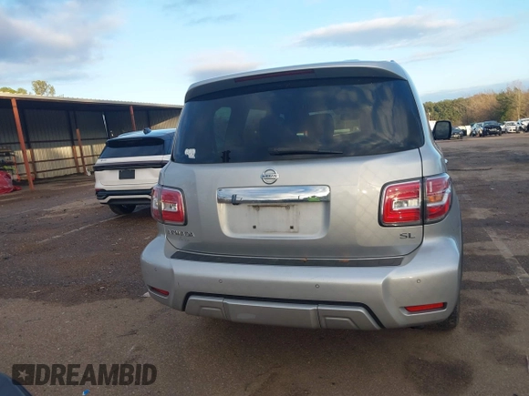 2018 Nissan Armada SV with VIN JN8AY2ND6J9057888, listed as a IAAI auction lot 41092571 with 143,263 mi miles. Bid and sale history available at carsss.com. Image 17.