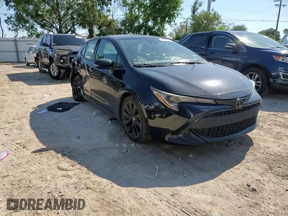 2022 Toyota Corolla Hatchback SE with VIN JTND4MBEXN3163326, listed as a Copart auction lot 72441564 with 54,761 mi miles and Non Repairable. Bid and sale history available at carsss.com. Image 12.