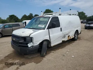 2006 Chevrolet Express Cargo with VIN 1GCFG15X761223026, listed as a Copart auction lot 59749895 with 170,737 mi miles and Salvage title. Bid and sale history available at DreamBid. Image 1.