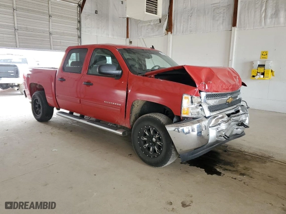 2013 Chevrolet Silverado 1500 LT with VIN 3GCPKSE71DG227791, listed as a Copart auction lot 48872485 with 118,791 mi miles and Salvage Title. Bid and sale history available at carsss.com. Image 4.