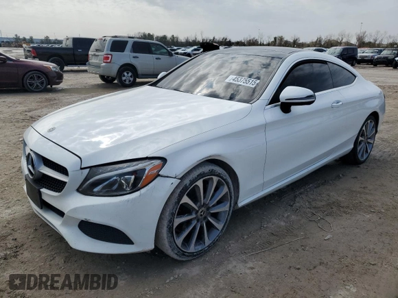 2018 Mercedes-Benz C 300 with VIN WDDWJ4JBXJF670349, listed as a Copart auction lot 45375515 with 98,207 mi miles and Clean Title. Bid and sale history available at carsss.com. Image 1.