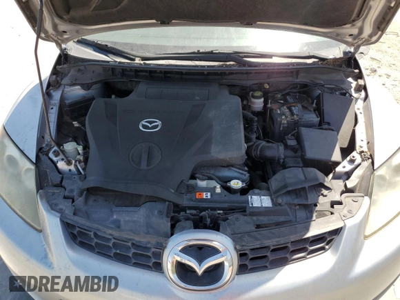 2008 Mazda CX-7 Sport with VIN JM3ER293580192734, listed as a Copart auction lot 51920605 with 139,548 mi miles and Salvage Title. Bid and sale history available at DreamBid. Image 12.