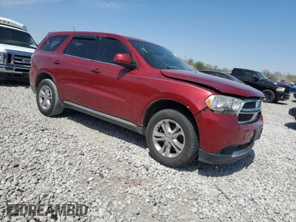 2013 Dodge Durango SXT with VIN 1C4RDJAG0DC617965, listed as a Copart auction lot 53346025 with 184,434 mi miles and Clean Title. Bid and sale history available at DreamBid. Image 4.