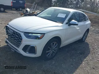 2023 Audi SQ5 Sportback Premium with VIN WA114AFY4P2058990, listed as a IAAI auction lot 41863958 with 55,000 mi miles and . Bid and sale history available at DreamBid. Image 2.